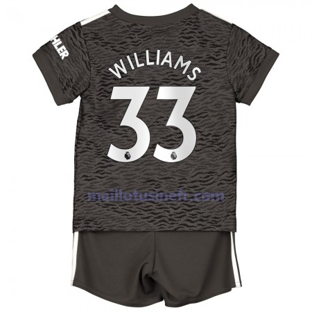 Maillot de Foot Manchester United Williams 33 Extérieur 2020-21 - Enfant